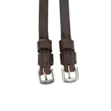 Shires Velociti Lusso Throat Lash #colour_havana