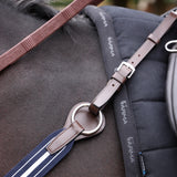Shires Velociti LUSSO Opus Elastic Breastplate #colour_havana