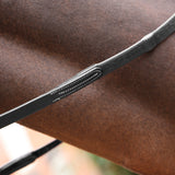 Shires Velociti LUSSO Opus SureGrip Reins #colour_black