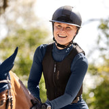 SWING H24 Lady Shine Riding Hat #colour_black-matt