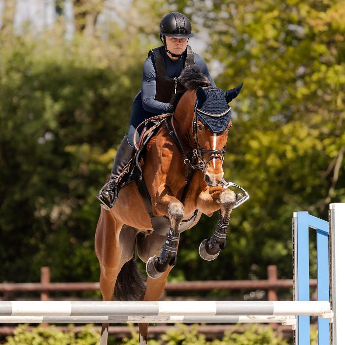SWING H24 Lady Shine Riding Hat #colour_black-matt