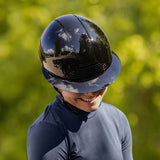 SWING H24 Lady Glossy Riding Hat #colour_black-glossy