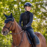 SWING H24 Lady Glossy Riding Hat #colour_black-glossy