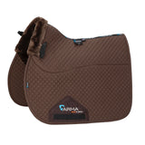 Shires Performance Supafleece Saddlecloth #colour_brown