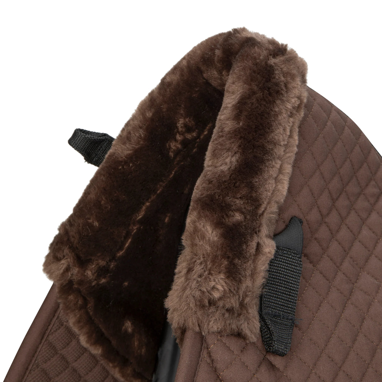 Shires Performance Supafleece Saddlecloth #colour_brown