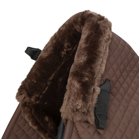 Shires Performance Supafleece Saddlecloth #colour_brown