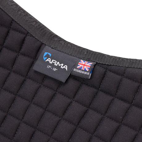 Shires ARMA Deluxe Cotton Numnah #colour_black