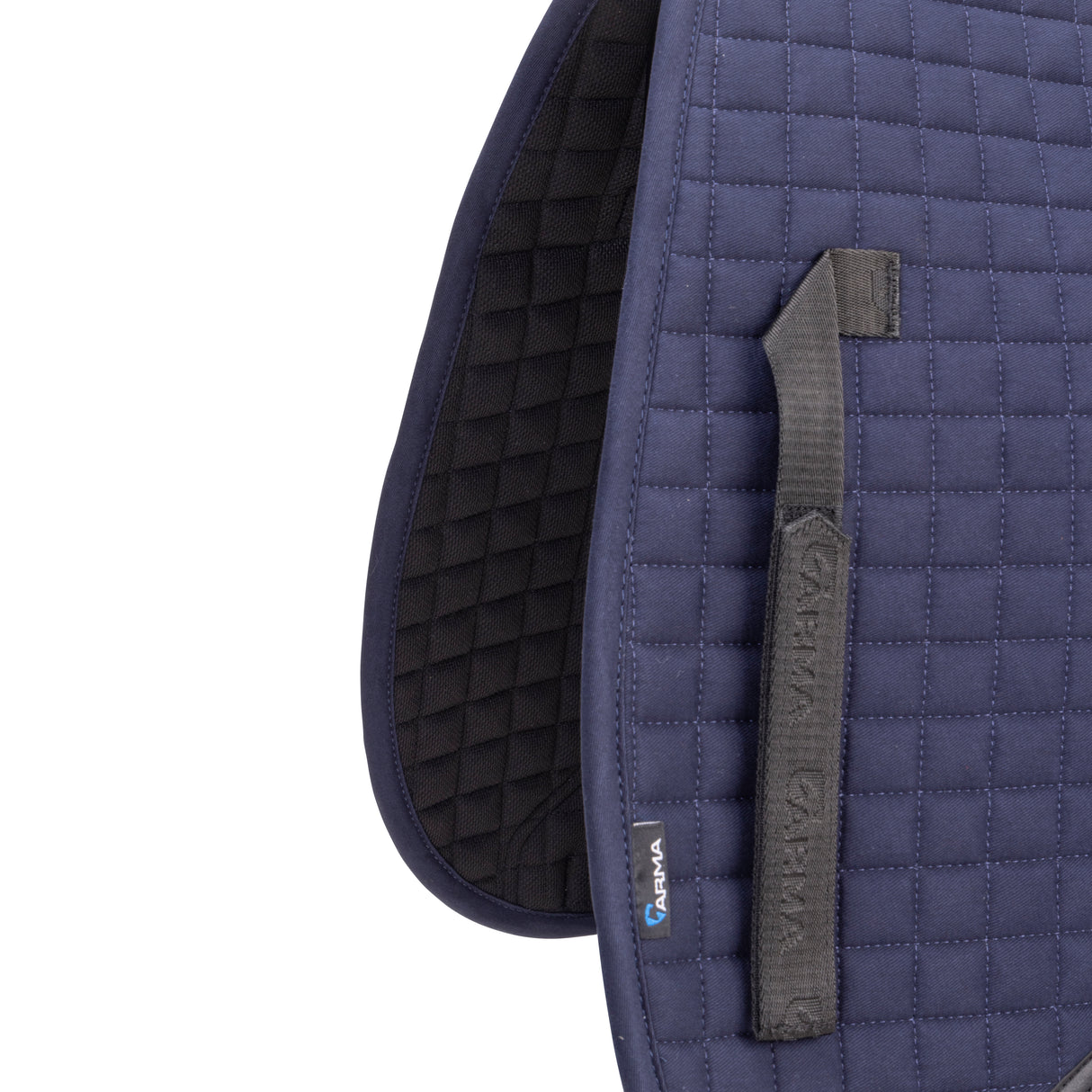Shires ARMA Deluxe Cotton Numnah #colour_navy