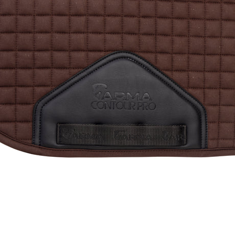 Shires ARMA Deluxe Cotton Saddlecloth #colour_brown