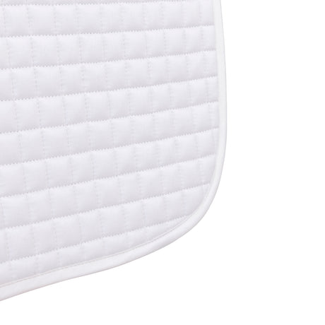 Shires ARMA Deluxe Cotton Saddlecloth #colour_white