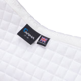 Shires ARMA Deluxe Cotton Saddlecloth #colour_white