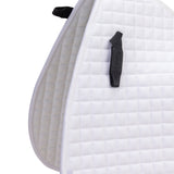 Shires ARMA Deluxe Cotton Saddlecloth #colour_white