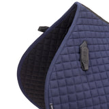 Shires ARMA Deluxe Cotton Jump Saddlecloth #colour_navy