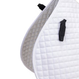 Shires ARMA Deluxe Cotton Jump Saddlecloth #colour_white