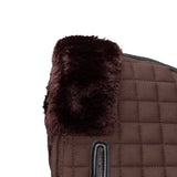 Shires ARMA Deluxe Cotton Half Pad #colour_brown-brown