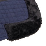 Shires ARMA Deluxe Cotton Half Pad #colour_navy-navy