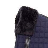 Shires ARMA Deluxe Cotton Half Pad #colour_navy-navy