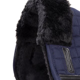 Shires ARMA Deluxe Cotton Half Pad #colour_navy-navy