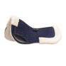 Shires ARMA Deluxe Cotton Half Pad #colour_navy-natural