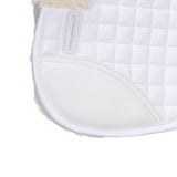 Shires ARMA Deluxe Cotton Half Pad #colour_white-natural
