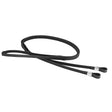 Stubben All Weather Grip Rubber Reins with Slide/Lock Buckle #colour_black