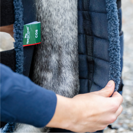 Horseware Ireland Show Ready Wraps #colour_navy-silver