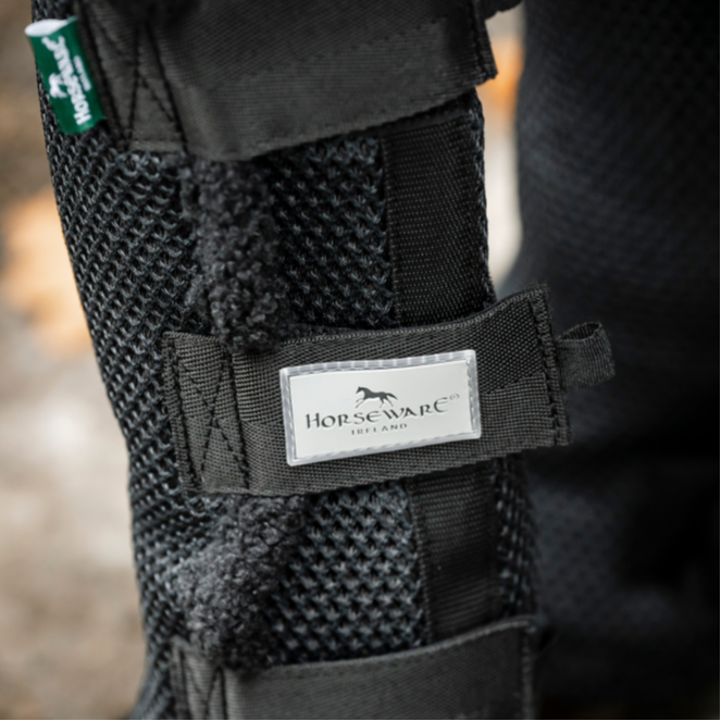 Horseware Ireland Show Ready Wraps #colour_black-silver