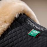 Horseware Ireland Sheepskin Halfpad #colour_black-natural