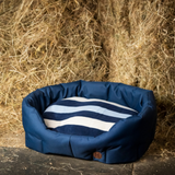 Horseware Ireland Newmarket Dog Bed #colour_whitney-navy