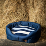 Horseware Ireland Newmarket Dog Bed #colour_whitney-navy