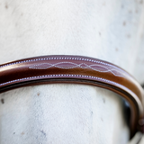 Horseware Ireland Pony Hunter Cavesson Bridle with Reins #colour_dark-tan