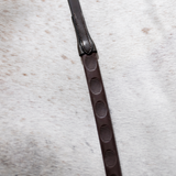 Horseware Ireland Thumb Grip Rubber Reins #colour_brown
