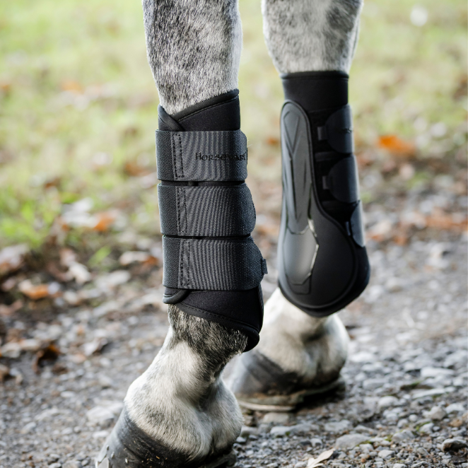 Horseware Ireland Classic Brushing Boots #colour_black-black