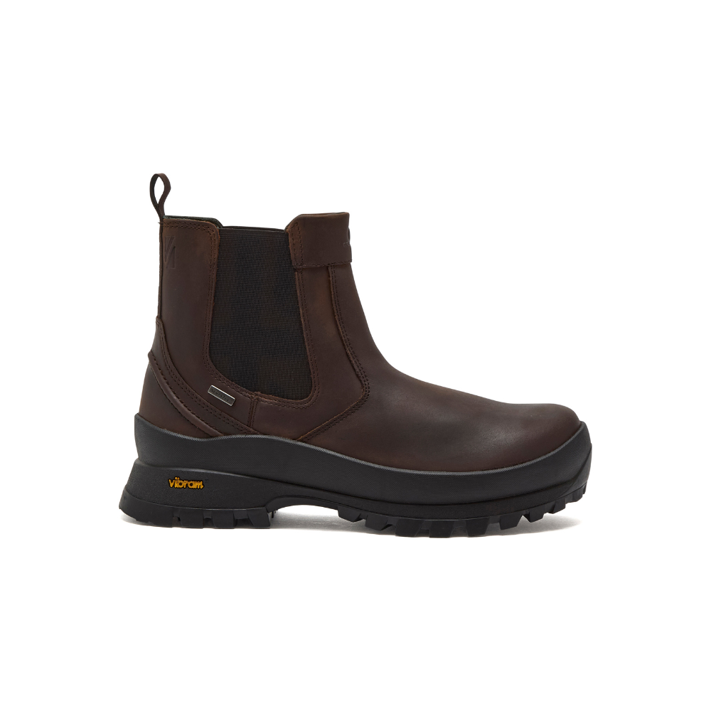 Chatham Cockley Premium Leather Waterproof Chelsea Boots #colour_dark brown