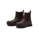 Chatham Ladies Badminton Waterproof Chelsea Boots #colour_dark brown