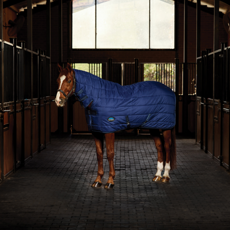 Weatherbeeta Comfitec 220G Under Rug Combo Neck #colour_navy
