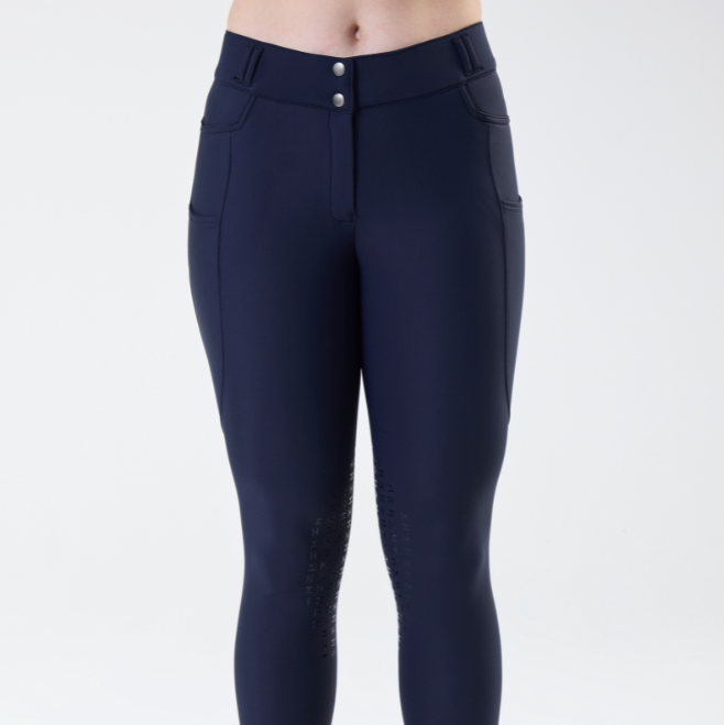 Horseware Ireland Flexfit Knee Grip Winter Breeches #colour_core-navy