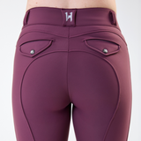 Horseware Ireland Flexfit Knee Grip Winter Breeches #colour_celestial-purple