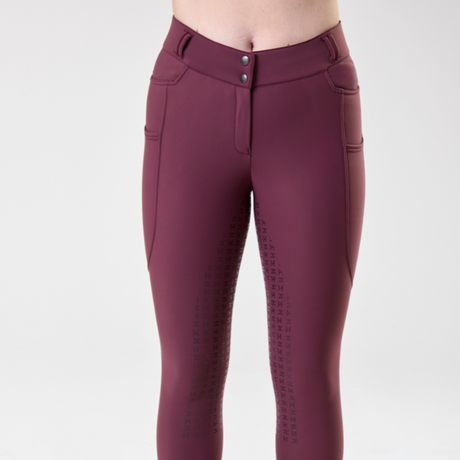 Horseware Ireland Flexfit Full Seat Winter Breeches #colour_celestial-purple