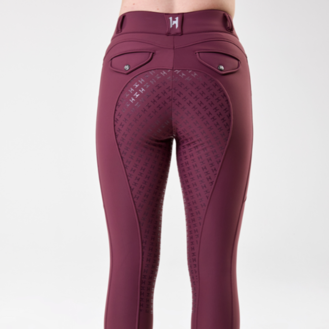 Horseware Ireland Flexfit Full Seat Winter Breeches #colour_celestial-purple