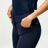 Horseware Ireland Newmarket Knee Patch Mid Rise Breeches #colour_newmarket-navy