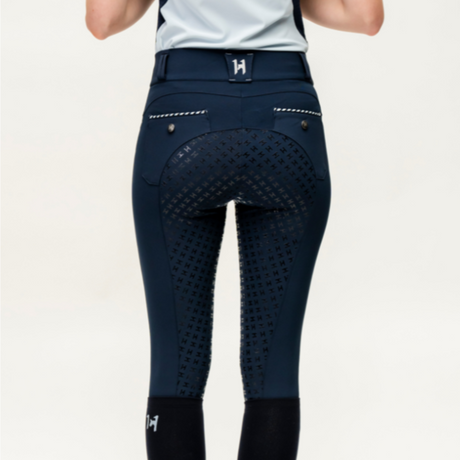 Horseware Ireland Newmarket Full Seat Mid Rise Breeches #colour_newmarket-navy
