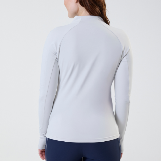 Horseware Ireland Strive Winter 1/4 Zip Top #colour_grey