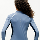 Horseware Ireland Stamina Long Sleeve 1/4 Zip Top #colour_blue