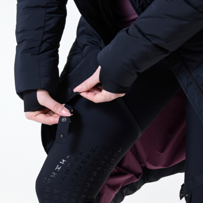 Horseware Ireland Verve Long Padded Coat #colour_core-black