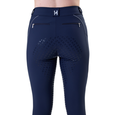 Horseware Ireland Easefit Hybid Full Seat Riding Tights #colour_core-navy