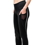 Horseware Ireland Formfit Knee Patch Riding Tights #colour_core-black