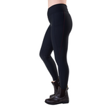 Horseware Ireland Optifit Winter Knee Grip Riding Tights #colour_core-black