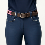 Horseware Ireland Newmarket Polo Belt #colour_newmarket-pink