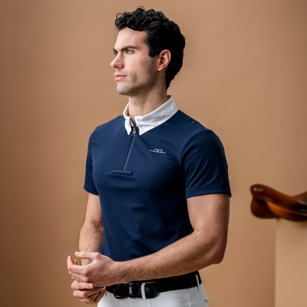 Alessandro Albanese Men's Gabrio Competition Shirt #colour_core-navy